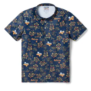 HOUSTON ASTROS COOPERSTOWN PERFORMANCE POLO