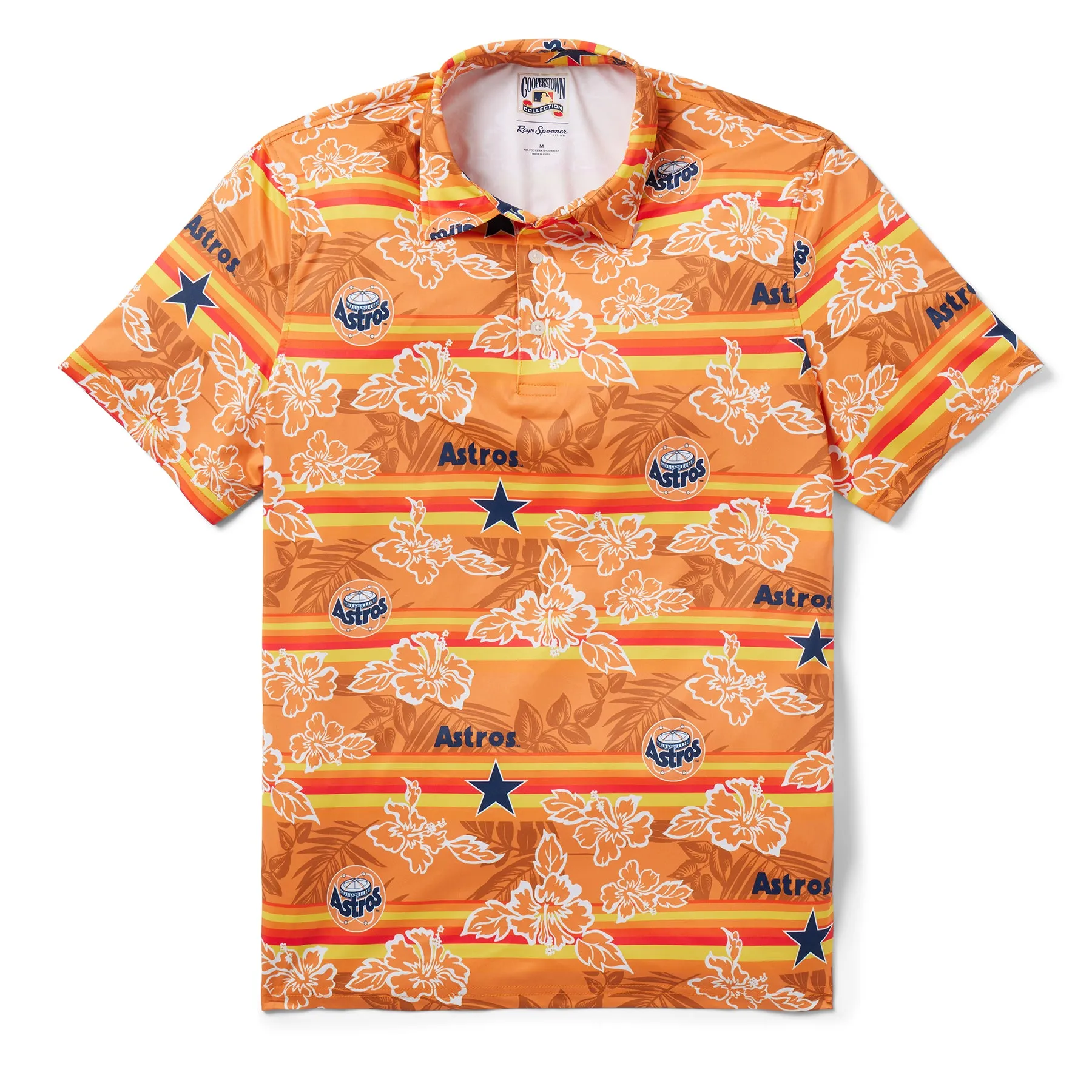HOUSTON ASTROS COOPERSTOWN PERFORMANCE POLO