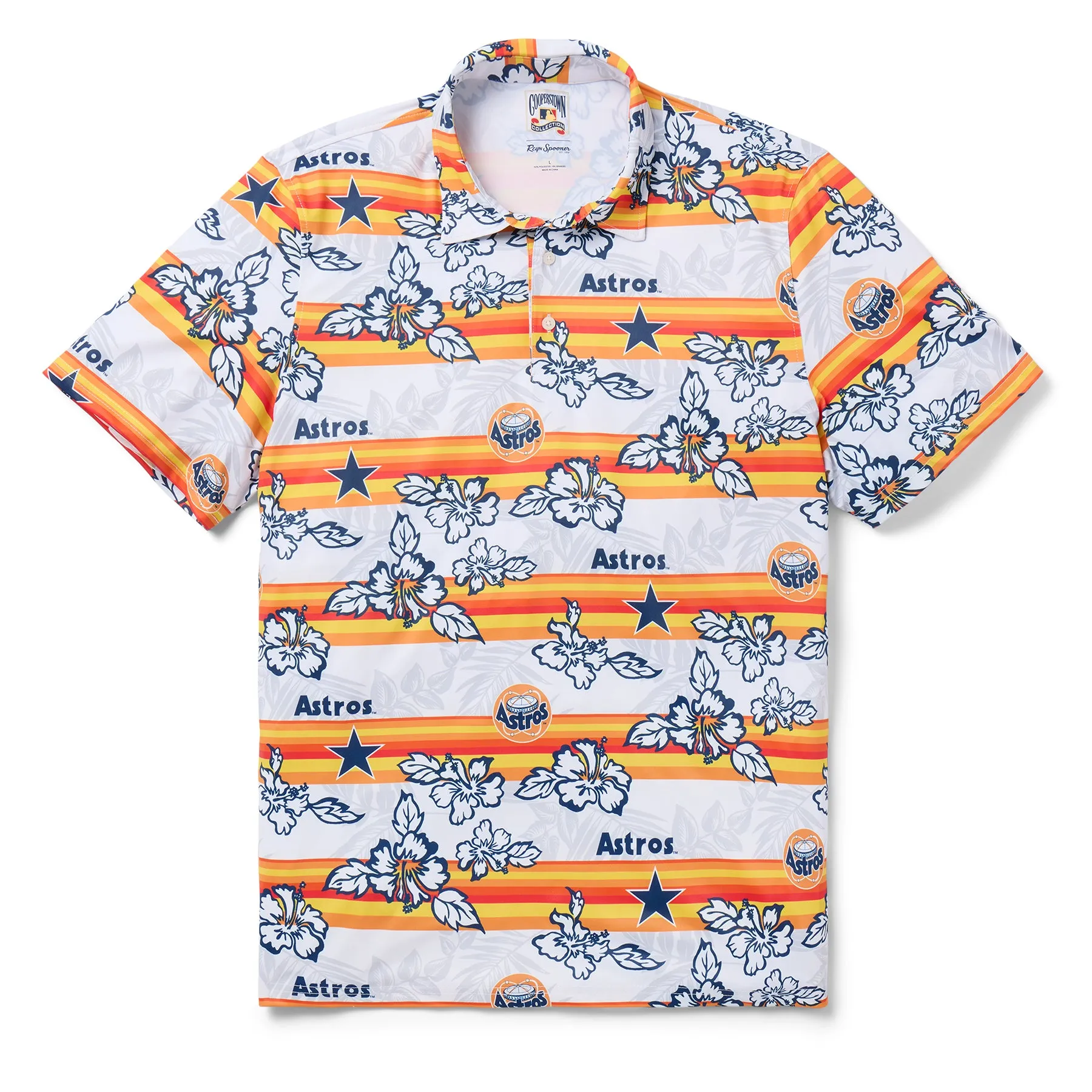 HOUSTON ASTROS COOPERSTOWN PERFORMANCE POLO