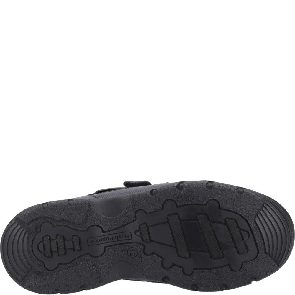 Hush Puppies Troy Senior School Shoes