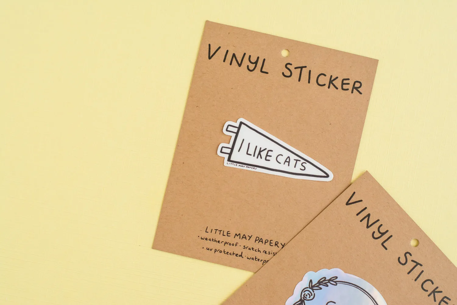 I Like Cats Vinyl Sticker *toonie sale*