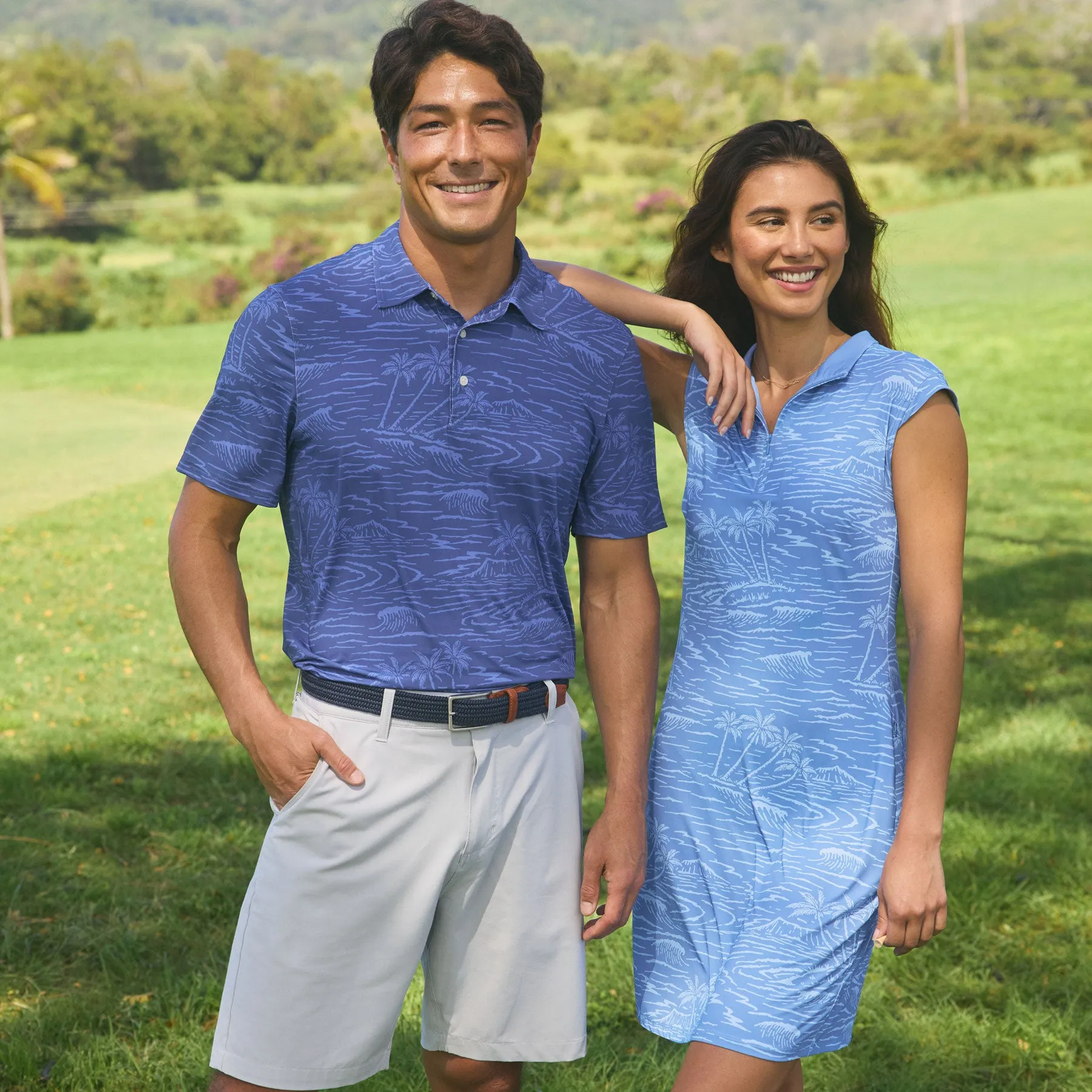 ISLAND TRADEWINDS PERFORMANCE POLO