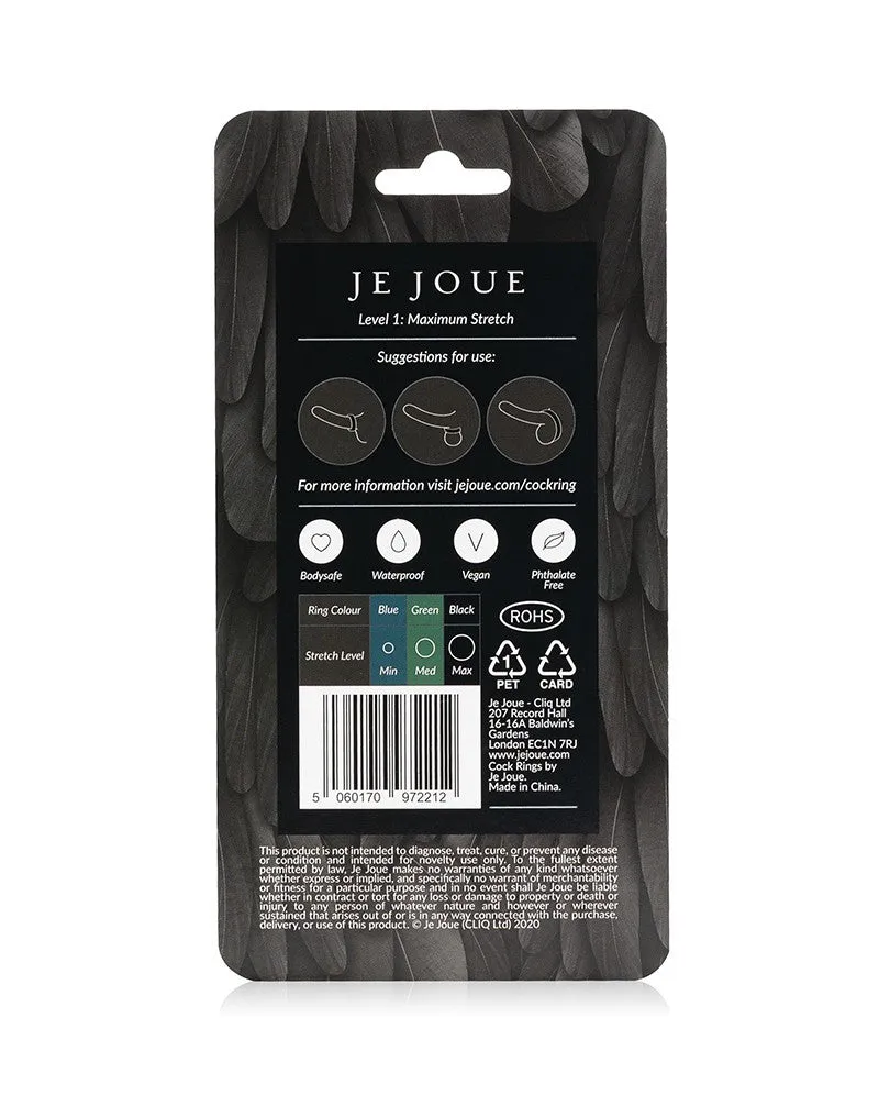 Je Joue - C-Ring Maximum Stretch - Siliconen Cockring - Zwart