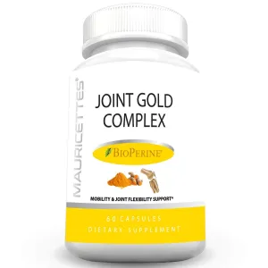 Joint Gold Complex with Glucosamine Chondroitin Turmeric MSM and Boswellia - Advanced Anti Inflammatory Joint Support and Natural Pain Relief Supplement