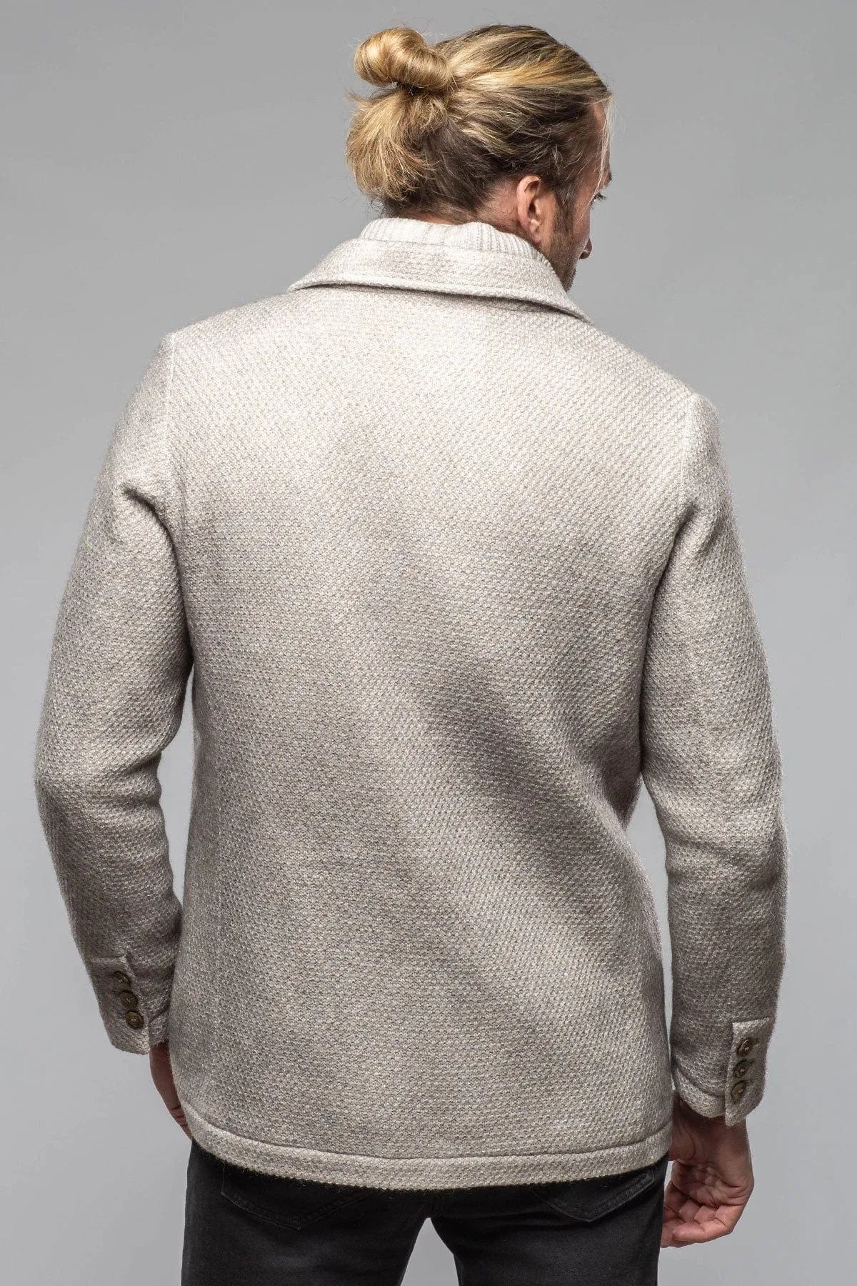 Juneau 3/4 Knit Coat In Ice