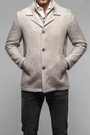 Juneau 3/4 Knit Coat In Ice