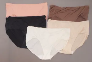 Just My Size by Hanes Women's 5 Pairs Tag Free Microfiber Briefs