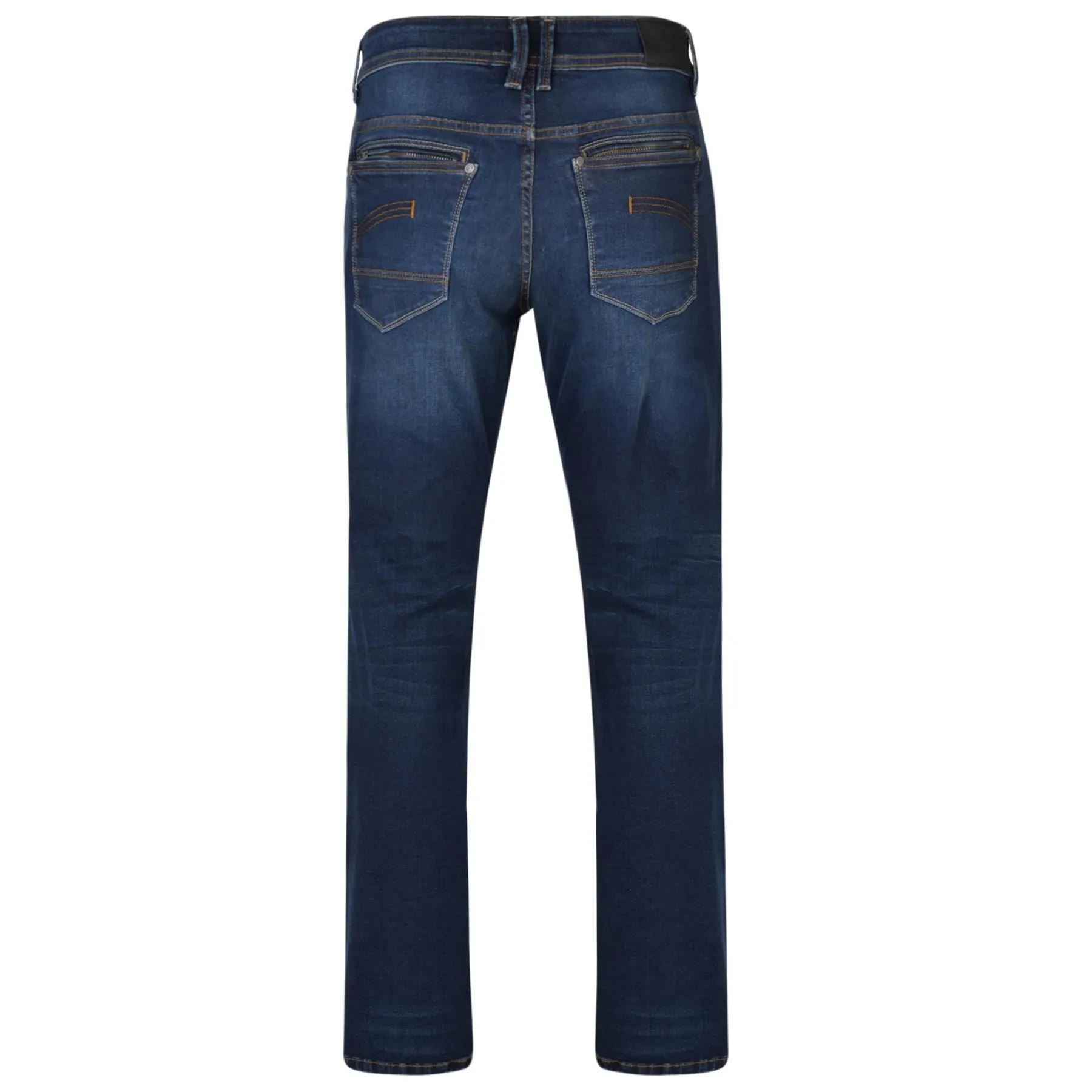 KAM Men's Regular Fit Fashion Stretch Jeans Ortega 40 to 60 Waist in Dark Used