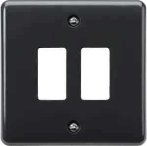 Knightsbridge PMG2 Part M 2G Grid Faceplate