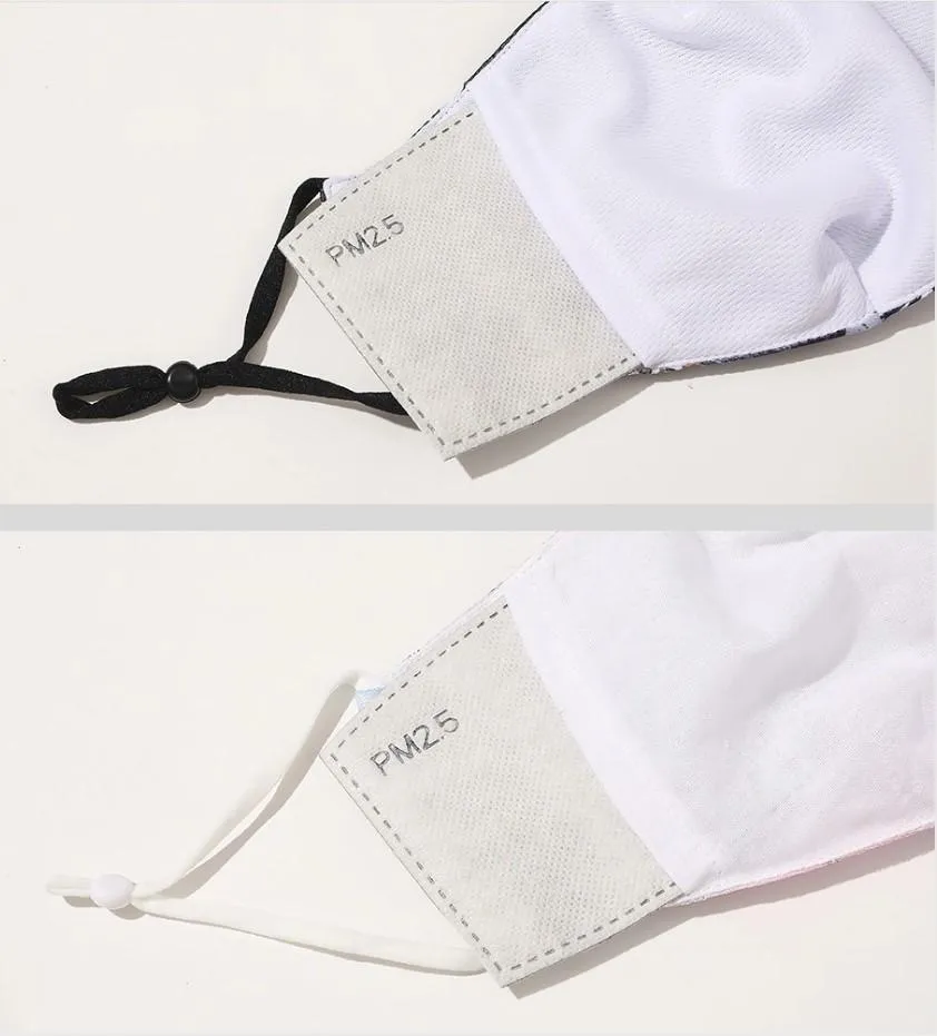 Kutehealth Designed Printed Washable Mouth Cover with 3Pcs 5 Layers Filters-ANIMAL FARM