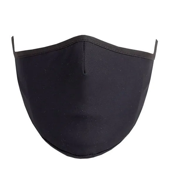 Kutehealth  Washable Mouth Cover with 3Pcs 5 Layers Filters -NOIR