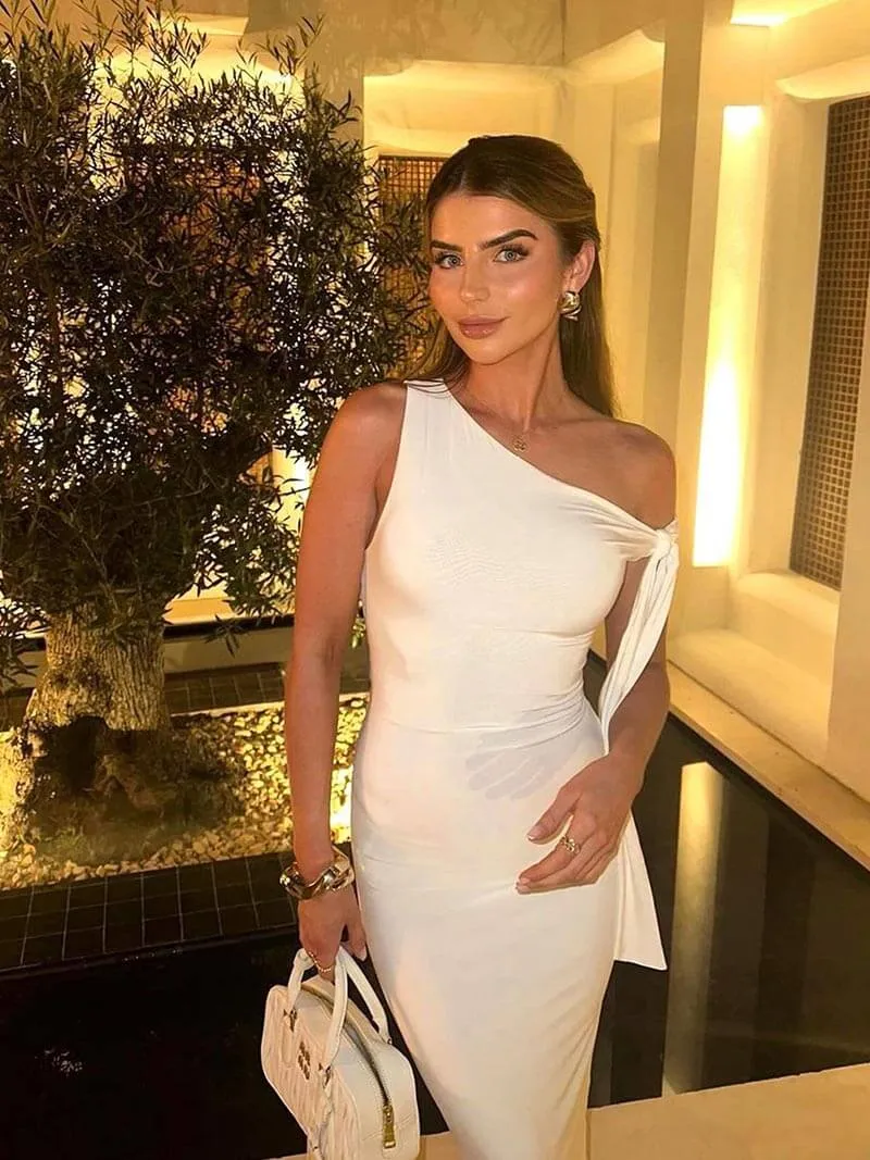 Kylie knotted maxi-Dress