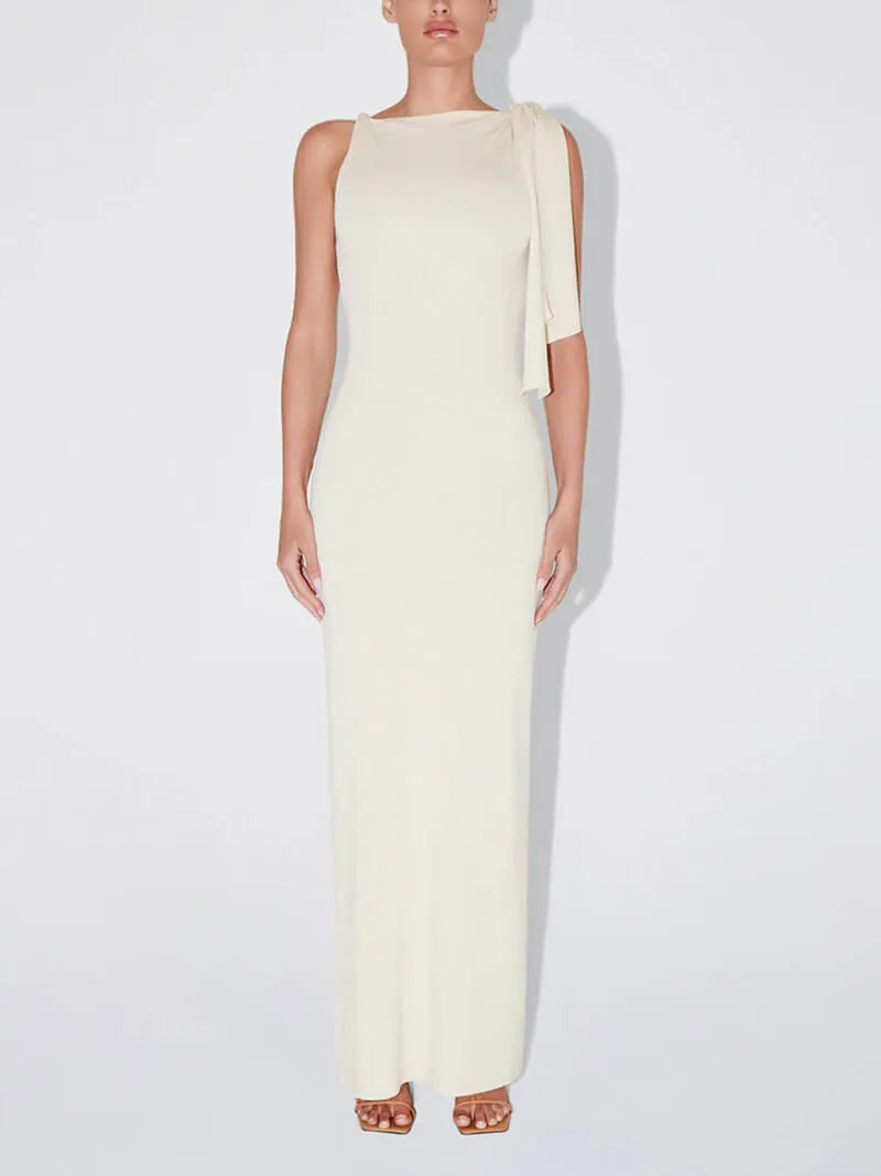 Kylie knotted maxi-Dress