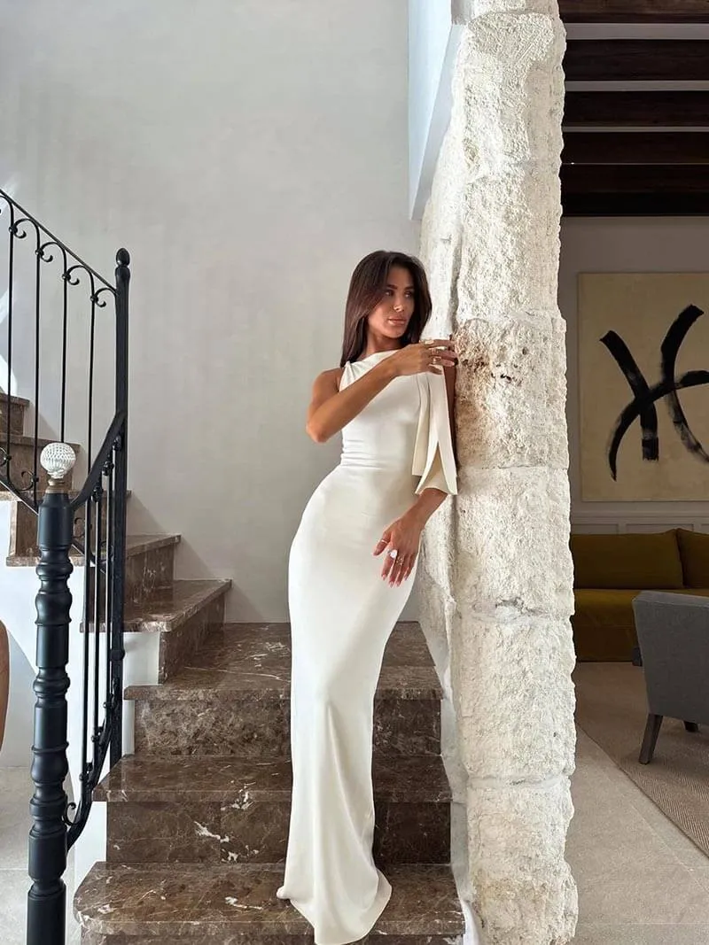 Kylie knotted maxi-Dress
