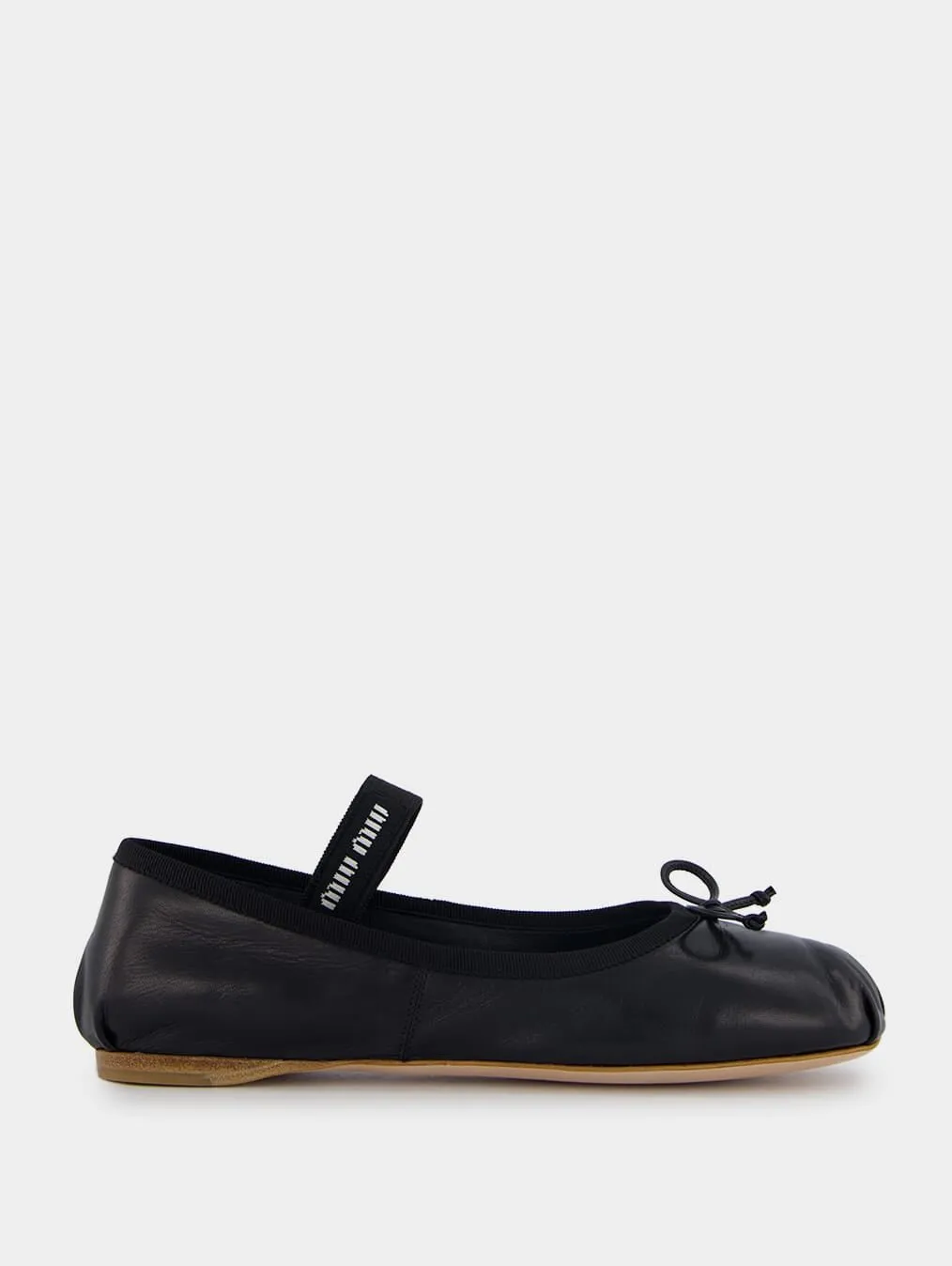 Leather Black Ballet Flats