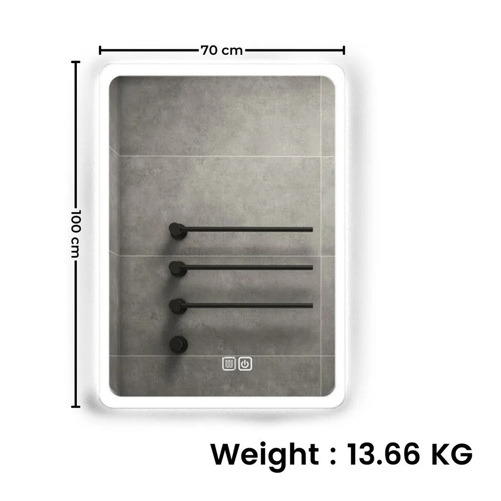 LED Mirror 800mm Rectangle GO-BM-100-JR