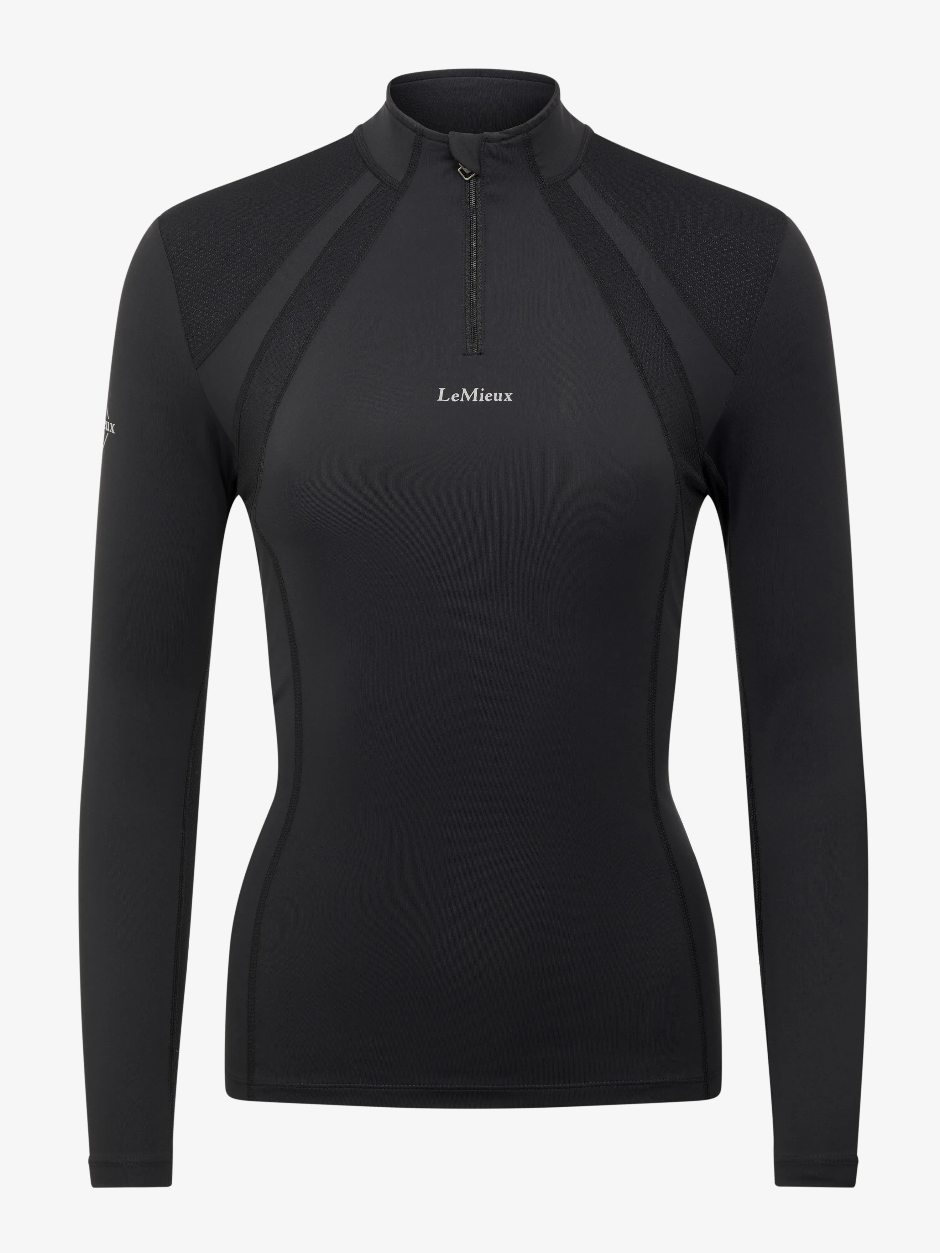 LeMieux Mia Mesh LS Ladies Base Layer Black