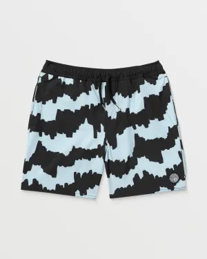 Lido Print Trunk Boardshort - ICE BLUE - (KIDS)