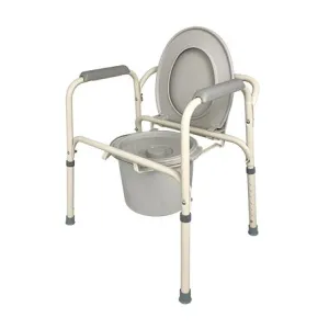 Lifeline Height Adjustable Epoxy Stationary Commode 6820