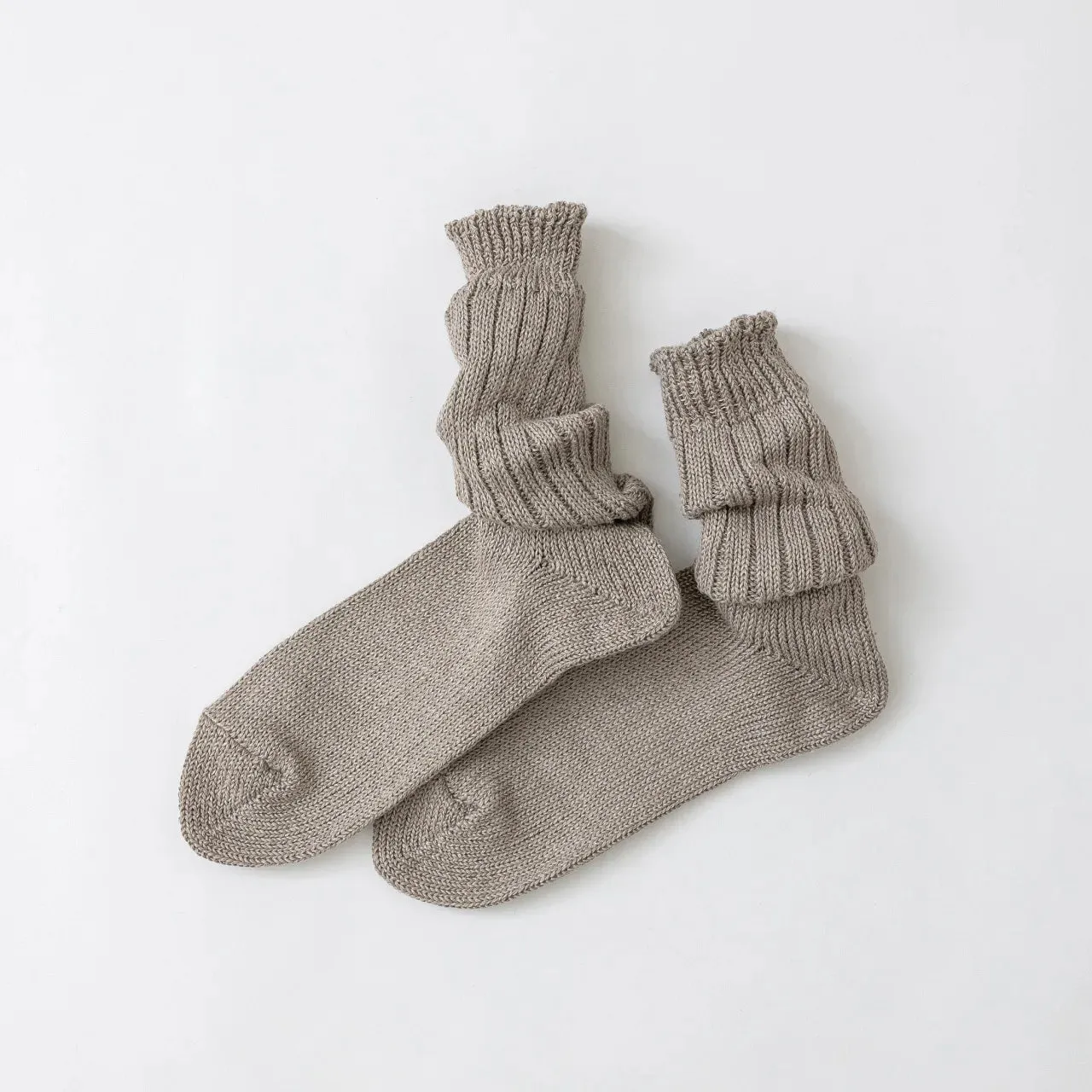 Linen Crew Socks