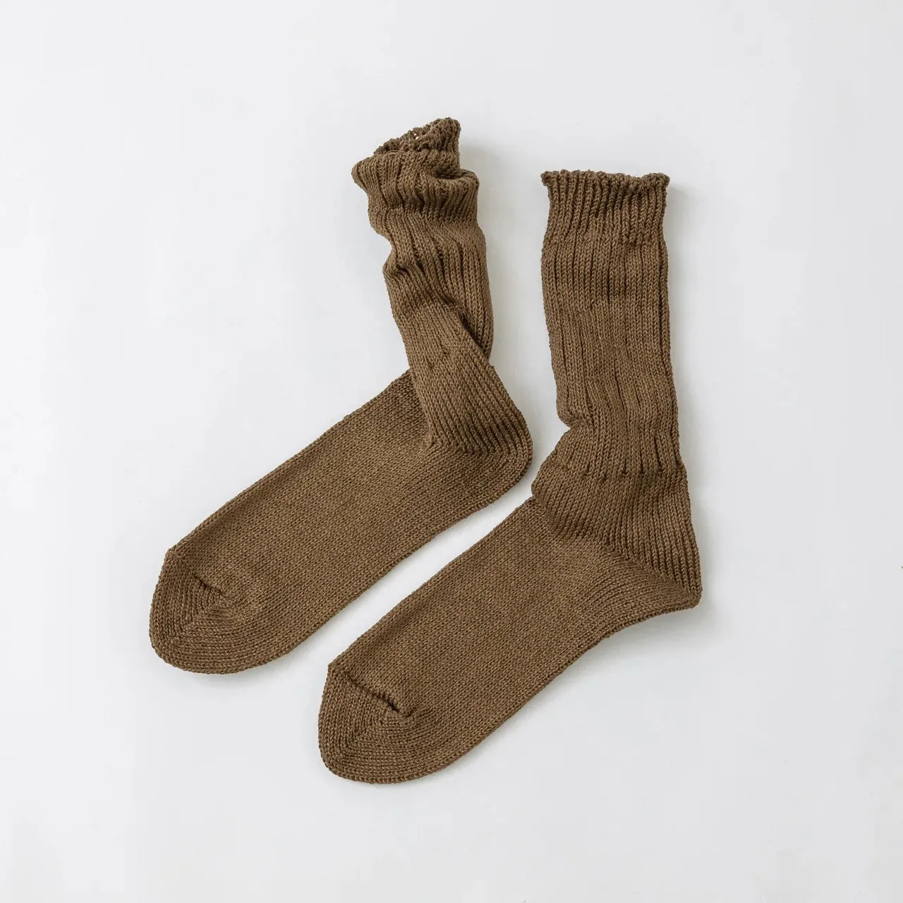 Linen Crew Socks