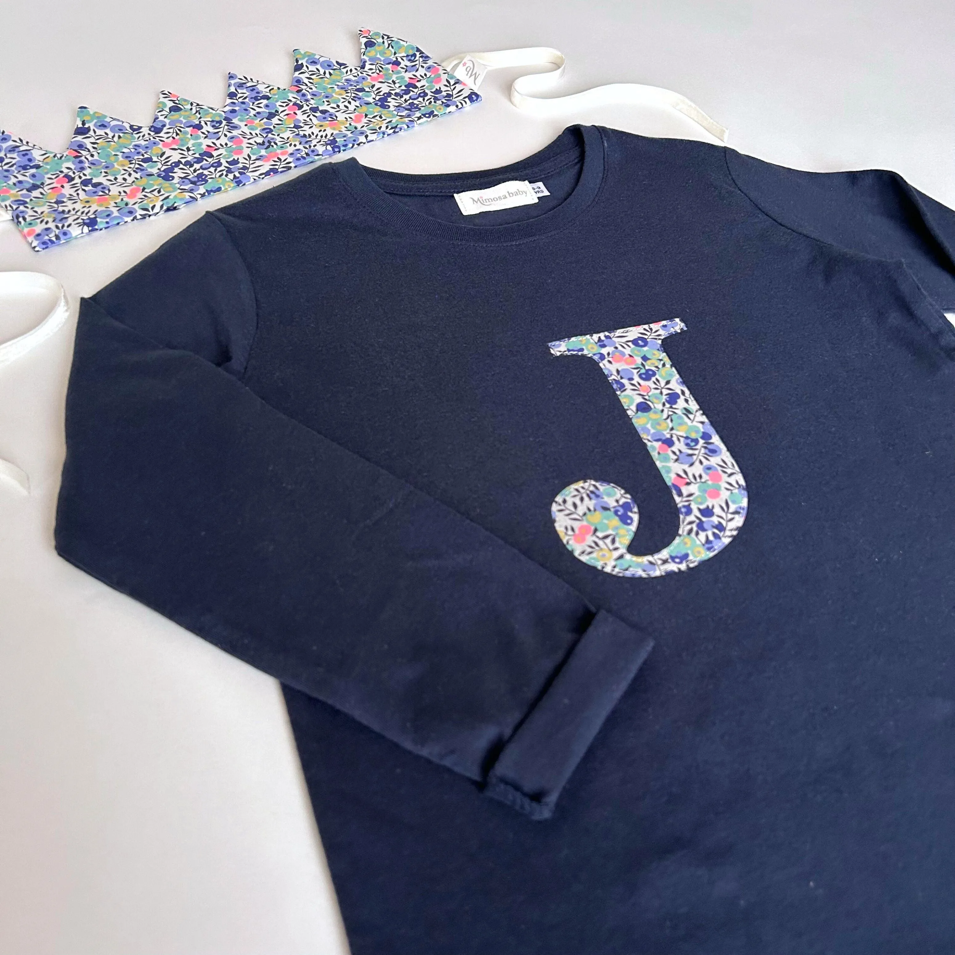 Long sleeve birthday t-shirt & crown set