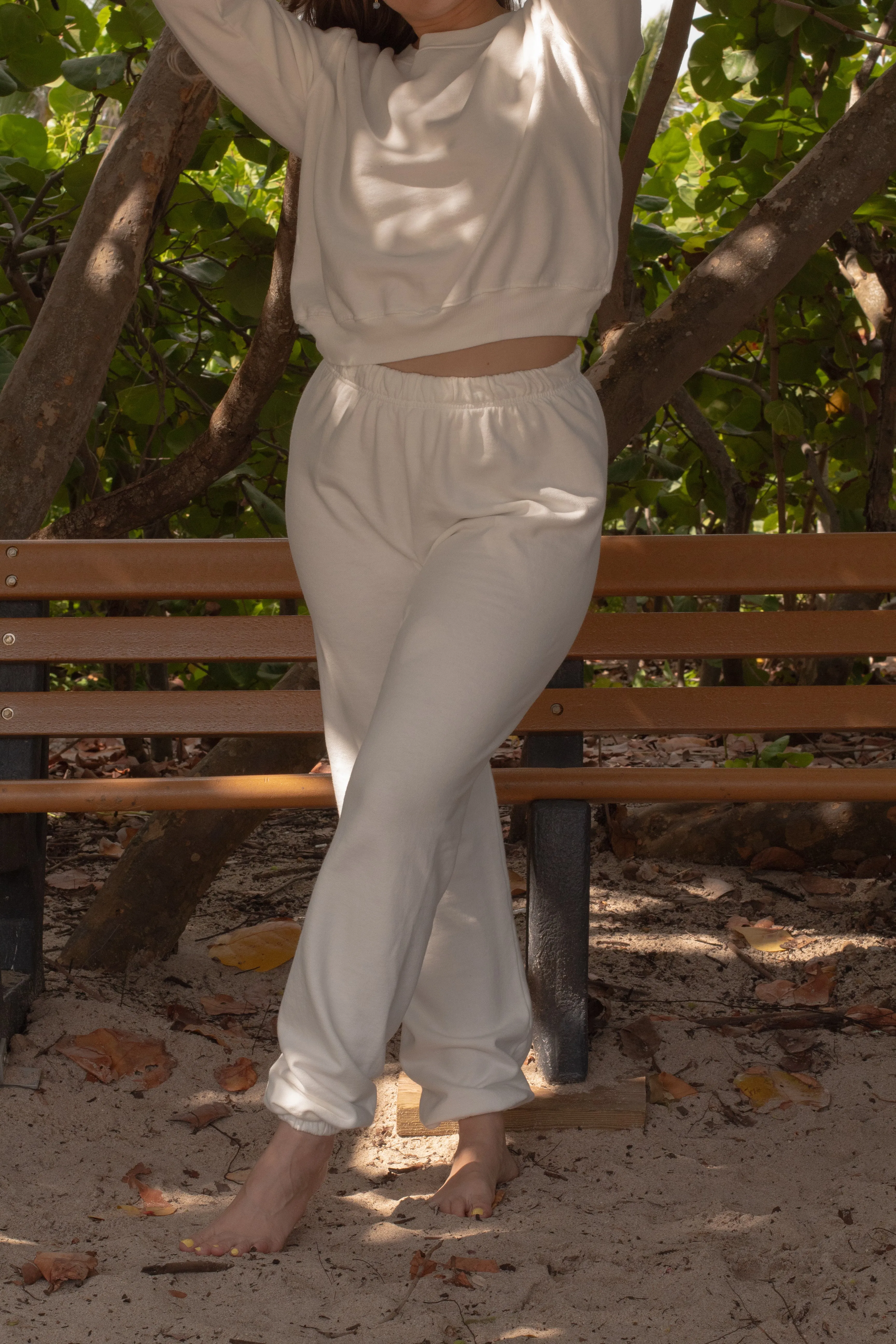 Lounge Jogger (White)