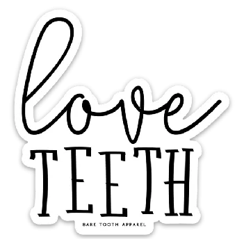 Love Teeth Sticker