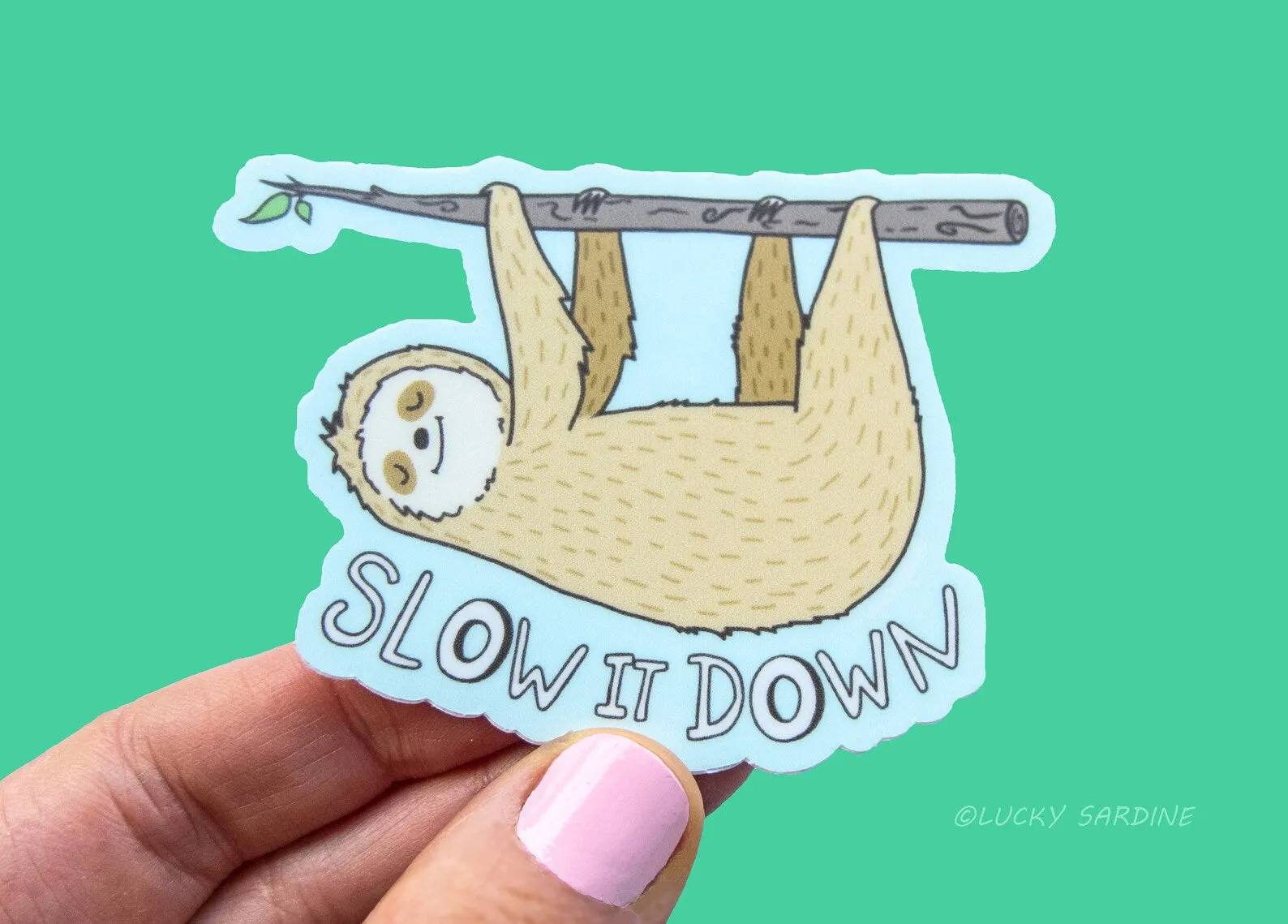 Lucky Sardine Vinyl Stickers