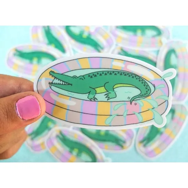 Lucky Sardine Vinyl Stickers