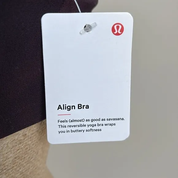 Lululemon Align Reversible Bra Light Support Size 8 NEW!
