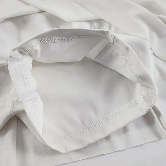 Lululemon Lost In Pace Skort Skirt White Flowy Lightweight Size 10 Regular