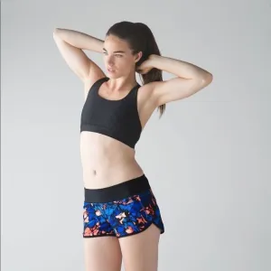 ✨ Lululemon Speed ShortPaint Storm Harbor Blue Multi / Black✨