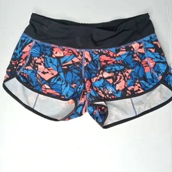 ✨ Lululemon Speed ShortPaint Storm Harbor Blue Multi / Black✨