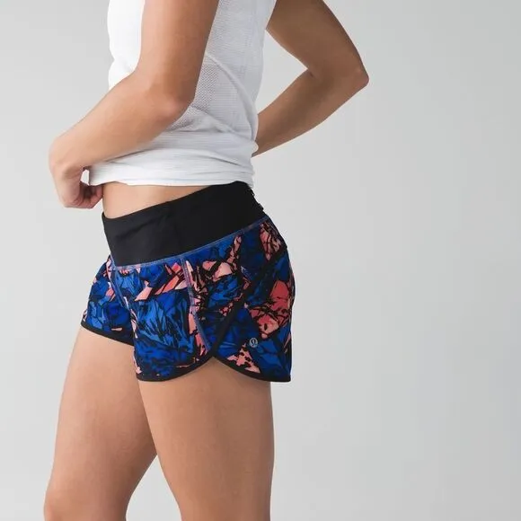 ✨ Lululemon Speed ShortPaint Storm Harbor Blue Multi / Black✨