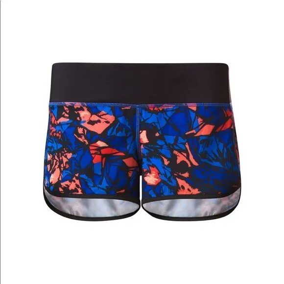✨ Lululemon Speed ShortPaint Storm Harbor Blue Multi / Black✨