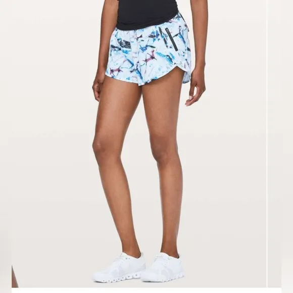 Lululemon Tracker Short V *4&quot; Multi Colored size 6