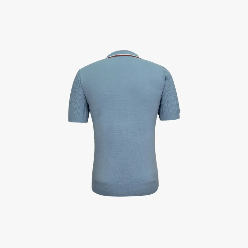 Mason | Men's Waffle Knit Short Sleeve Casual Polo Shirts
