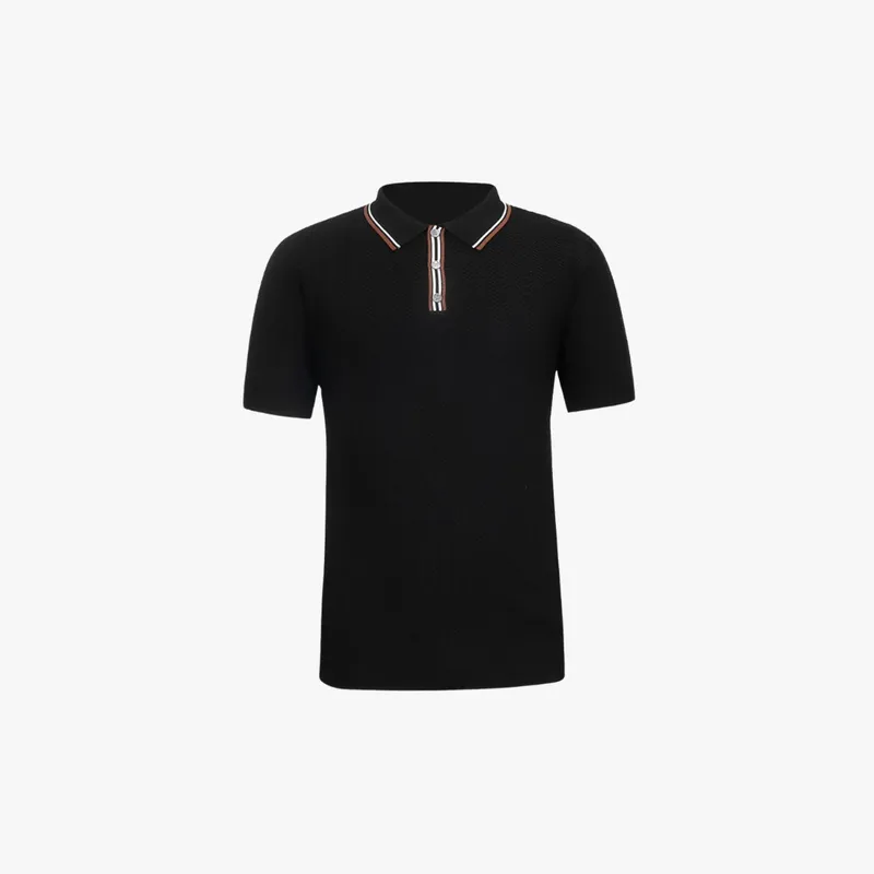 Mason | Men's Waffle Knit Short Sleeve Casual Polo Shirts