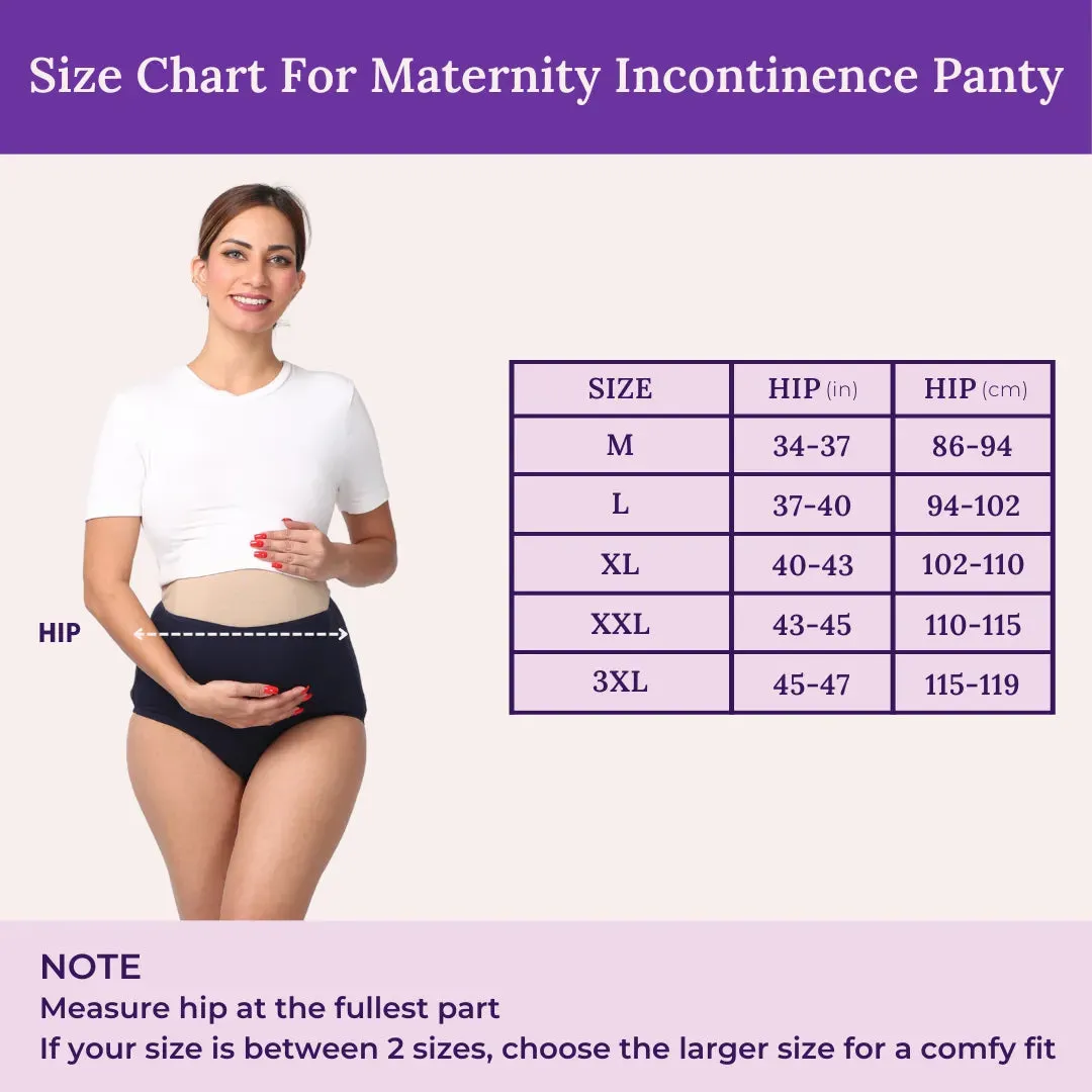 Maternity Incontinence Panty | Absorbs leaks upto 10ml