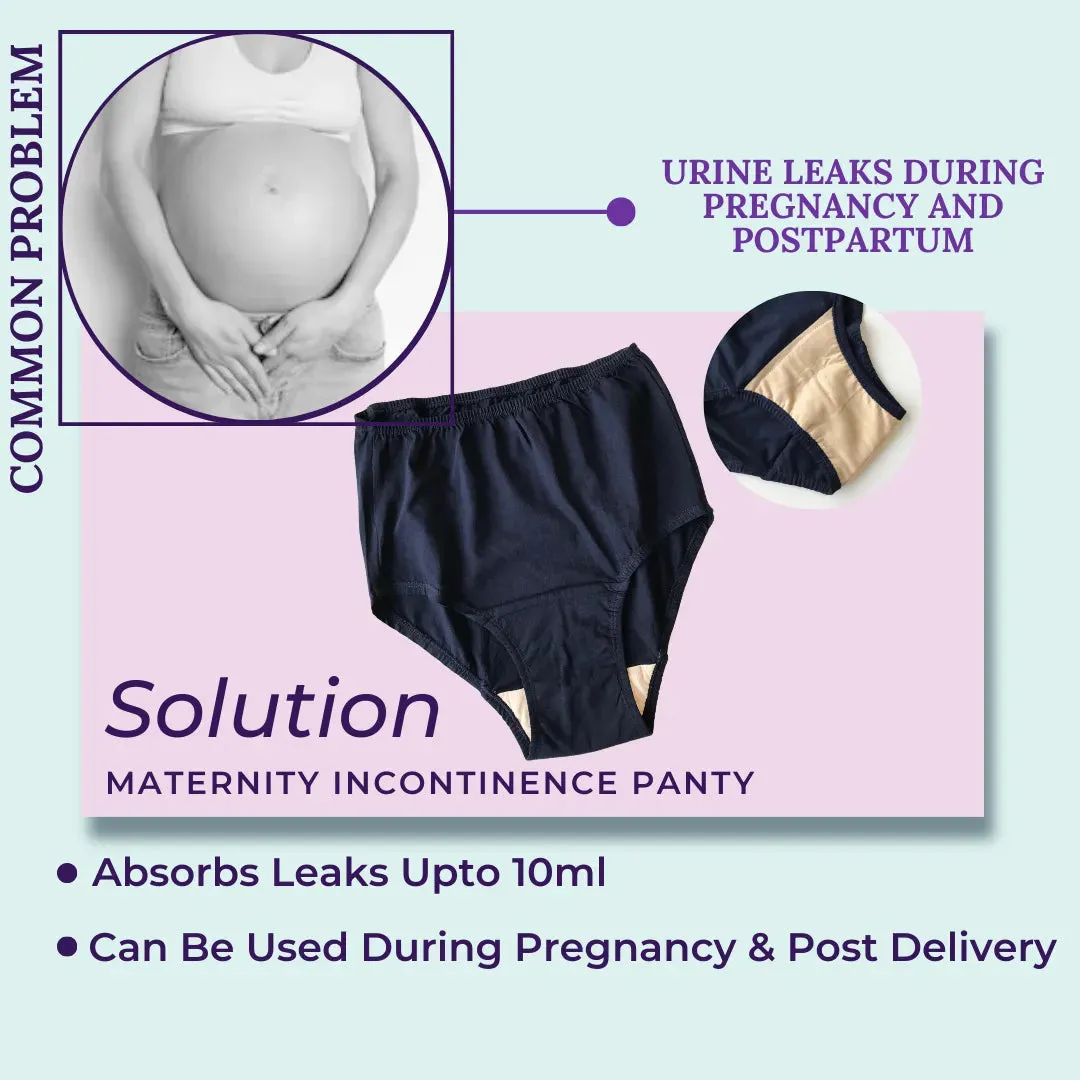 Maternity Incontinence Panty | Absorbs leaks upto 10ml