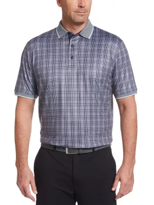 Mens Allover Classic Print Polo