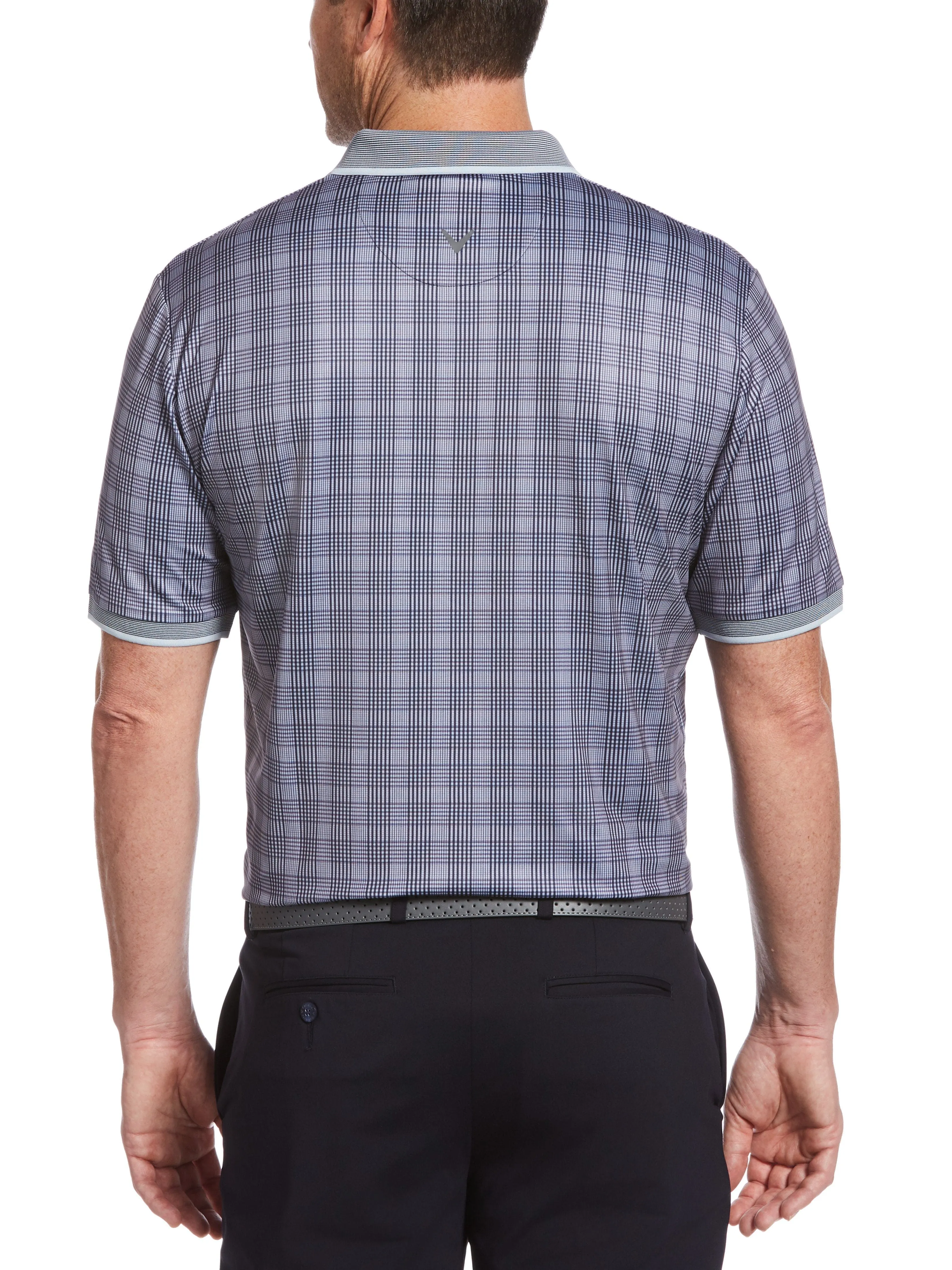 Mens Allover Classic Print Polo