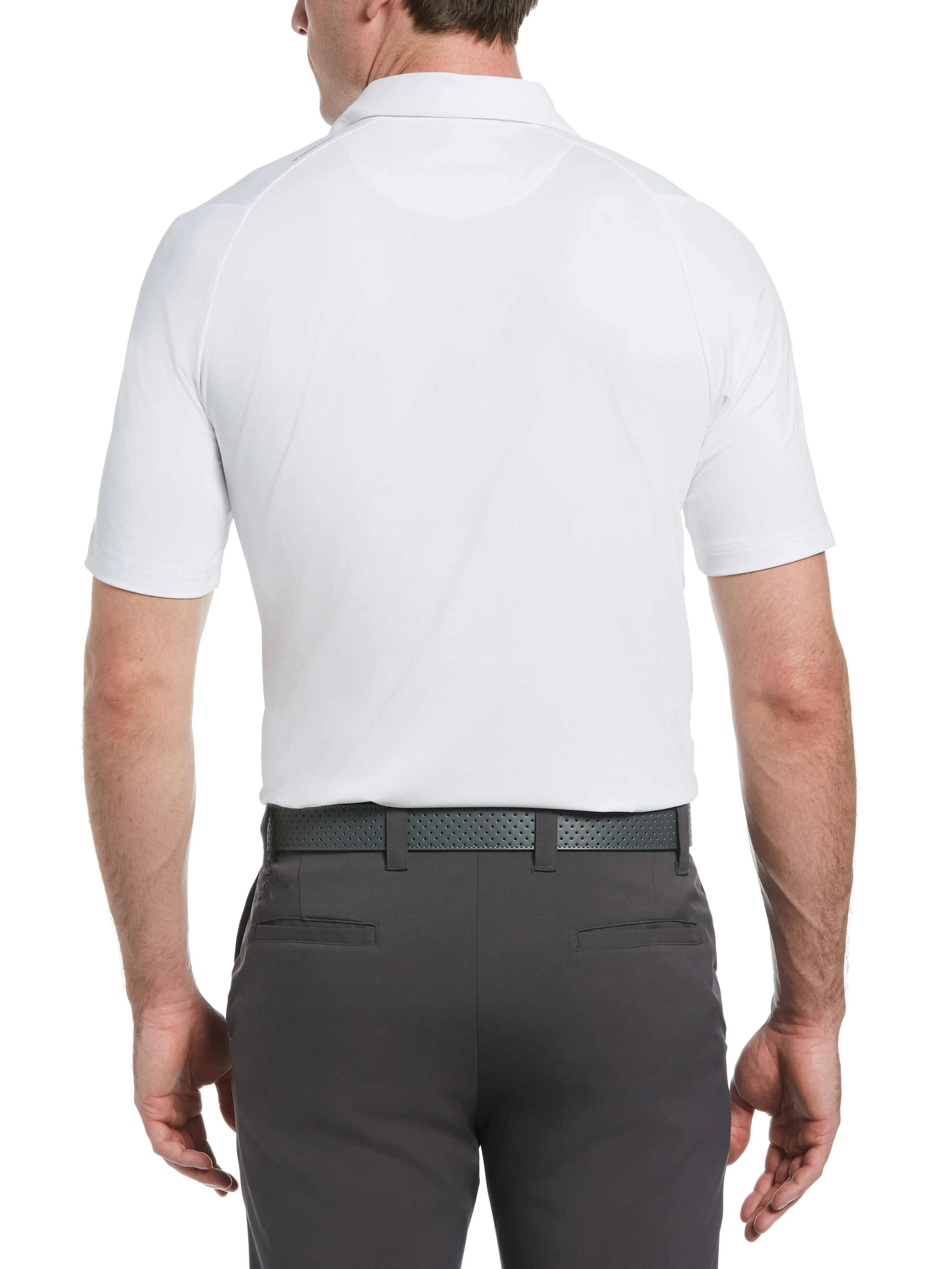 Mens Swing Tech™ Engineered Chest Print Polo