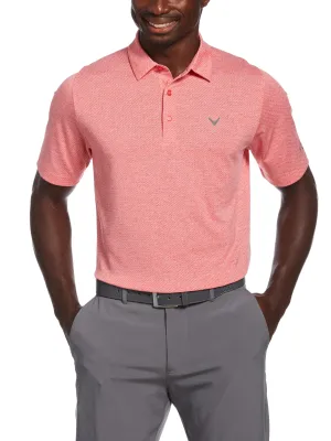 Mens Swing Tech™ Ventilated Heather Jacquard Polo