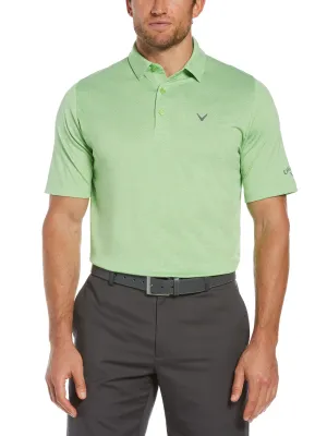 Mens Swing Tech™ Ventilated Heather Jacquard Polo