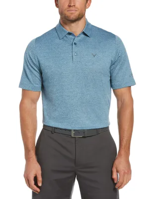 Mens Swing Tech™ Ventilated Heather Jacquard Polo