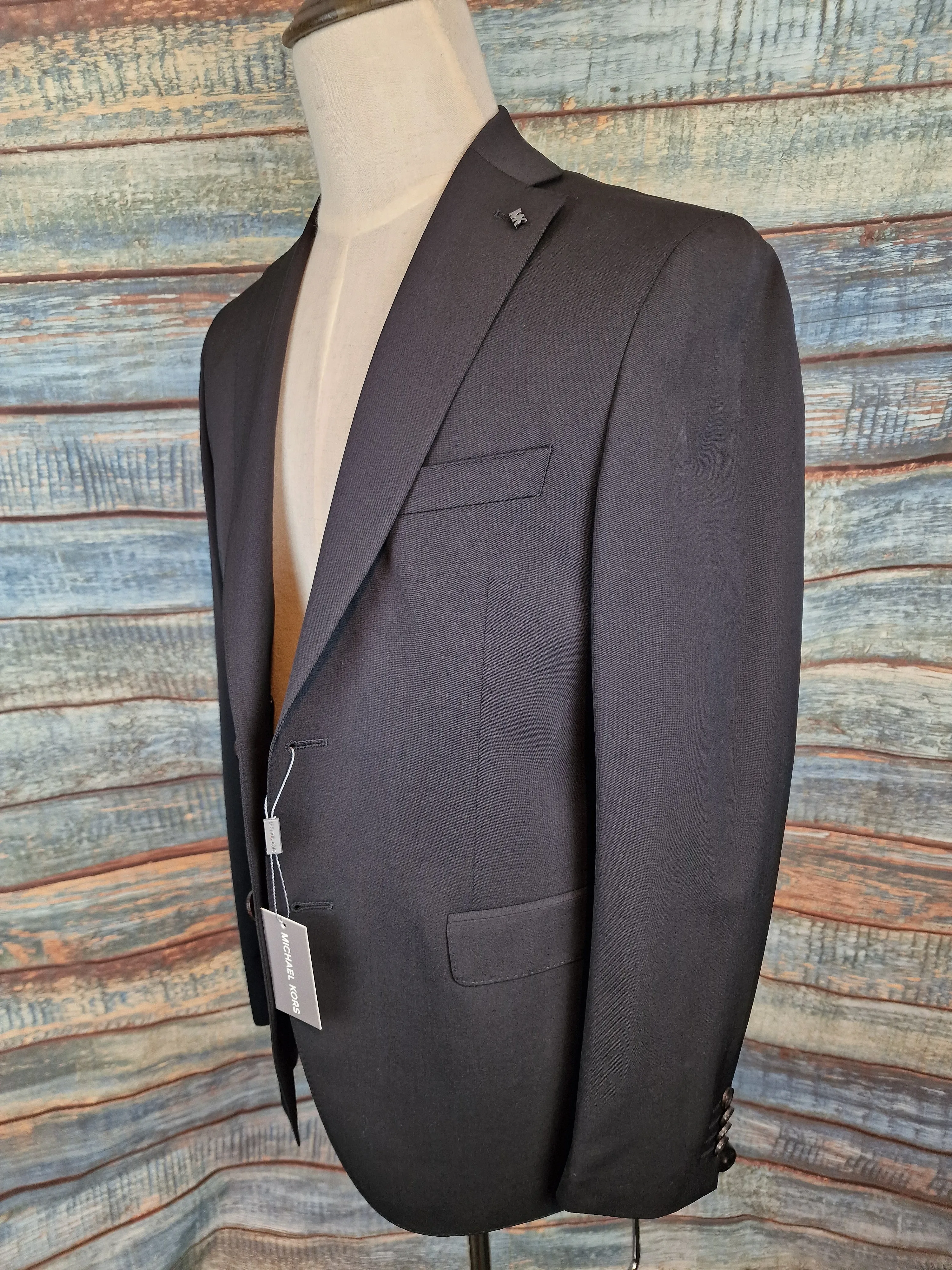 MICHAEL KORS Black Travel Blazer