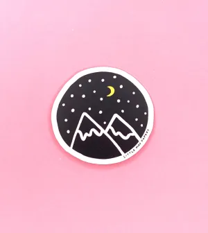 Mountain vinyl sticker