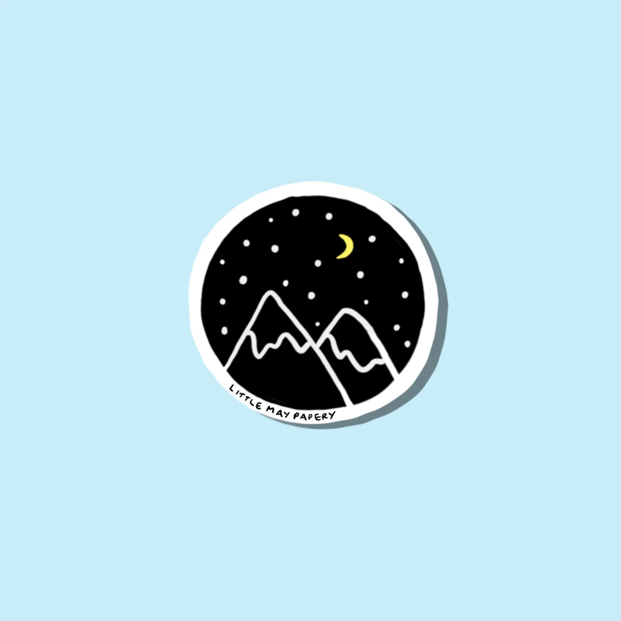 Mountain vinyl sticker